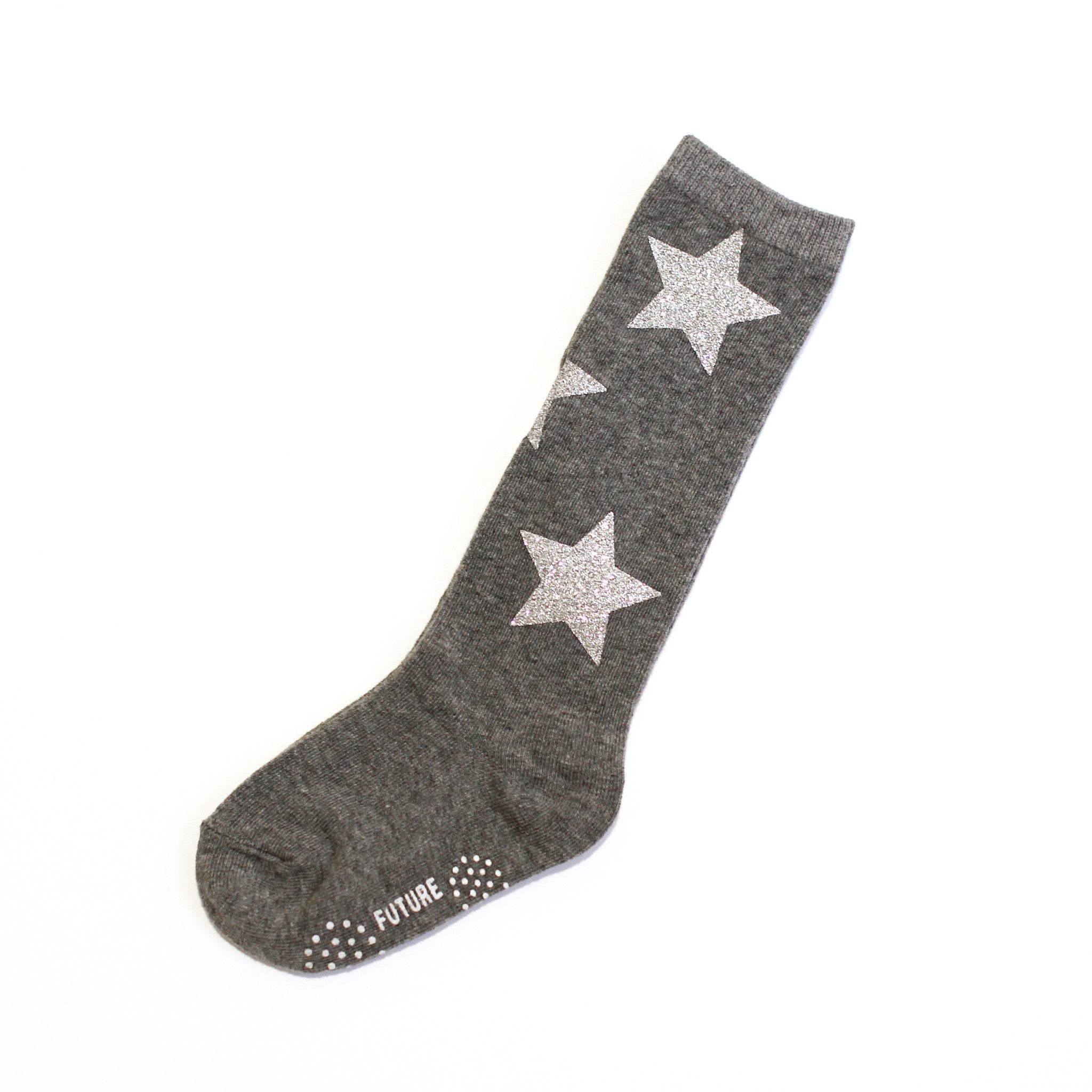 Nylon Socks Silver Stars
